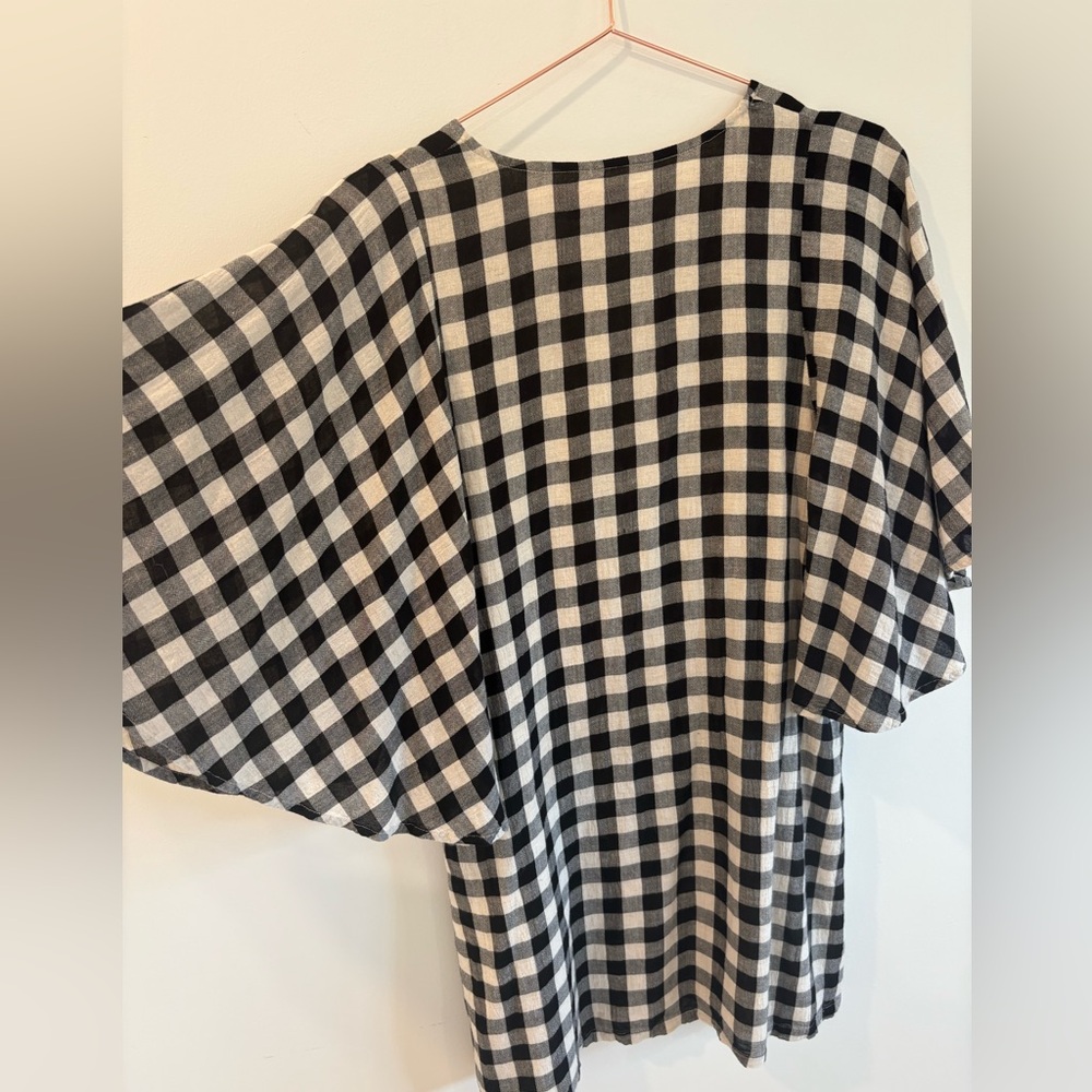 Traffic People Cream and Black Tunic -marked S (fits more like M) - Picture 4 of 7